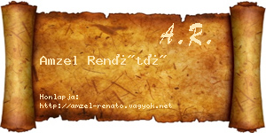 Amzel Renátó névjegykártya